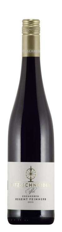2015 Regent Rotwein feinherb (0,75 Liter), Ortsweine, Weingut Fitz-Schneider, Edenkoben