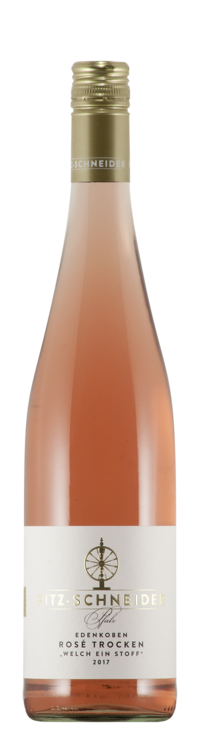 2017 Rosé trocken „Welch ein Stoff“ (0,75 Liter), Ortsweine, Weingut Fitz-Schneider, Edenkoben
