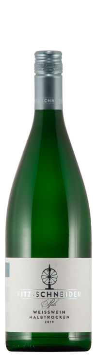 2020 Weißwein halbtrocken (1 Liter), Gutsweine, Weingut Fitz-Schneider, Edenkoben